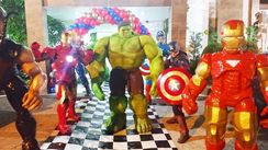 Heróis Vingadores Cover Personagens Vivos para Festas Infantil