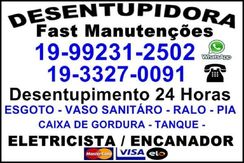 Desentupidora Campinas Fast Manutenções