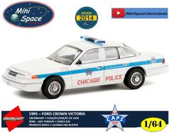 Greenlight 1995 Ford Crown Victoria Polícia Interceptor 1/64