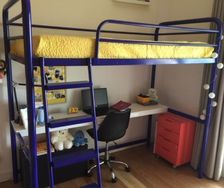 Cama com Escrivaninha - New Link Sistema Quarto Integrado Tok&stok