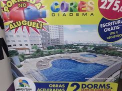 Apartamento em Diadma 2 Dormis