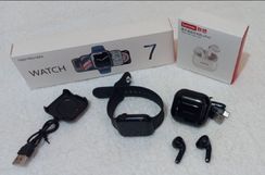 Kit Relógiosmartwatch T900 Pro Max Série 7 e Fonelenovo Lp40