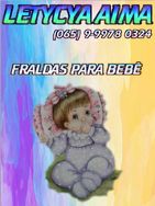 Fraldas para Bebê em Tecidos com Pinturas