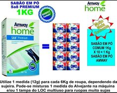 Sabão em Pó Concentrado e Biodegradável Amway