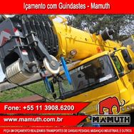 Içamento com Guindastes - Mamuth Transportes