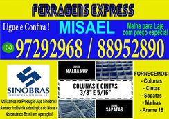 Telas para Laje Ferragens Prontas