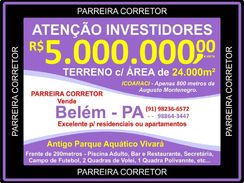 Vendo Terreno área de 24.000m2, em Belém, Icoaraci Clube Aquático