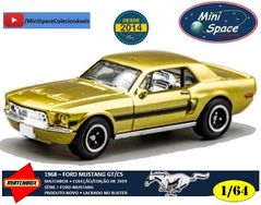 Matchbox 1968 Ford Mustang Gt/sc Série Gold 1/64