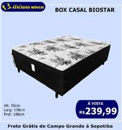 Cama Box Casal - Frete Grátis para Alguns Bairros