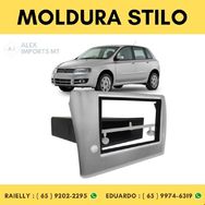 Moldura Fiat Stilo 2003 > 2012 Prata ½din Fiate Estilo Moudura Fiate M