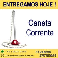 Caneta Fixa com Corrente para Balcão Mesa Tipo Bolinha Cone