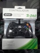 Controle XBOX 360 c/ Fio Entrada Usb: