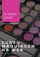 Curso Maquiagem na Web com Certificado de 99,90 por 39,90