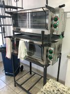 Forno Elétrico Duplo para Pizza