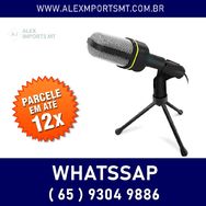 Microfone Condensador com Tripé Xtrad para Studio Youtuber Microfoni B