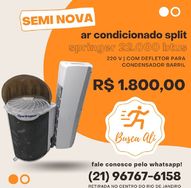 Ar Condicionado Split Springer 22.000 Btus - Semi Novo