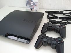 Playstation 3 160gb Slim (cech 3001a) 2 Controle + 17 Jogos