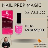 Prep para Unha de Gel Fibra Desidratador de Unhas Magic