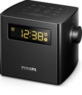 Radio Relogio Philips Ajt-4400b - Fm - Bivolt - Preto