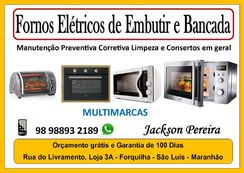 Técnico em Fornos Elétricos de Embutir e Bancada