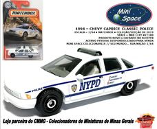 Matchbox 1994 Chevy Caprice Classic Polícia 1/64