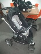 Travel System Carrinho de Bebê + Bebê Conforto Compass II Preto com Ci