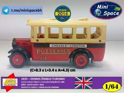 Lledo 1935 Dennis ônibus Turismo Potteries 1/64