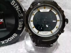 Relógio Masculino Gshock Preto Aço