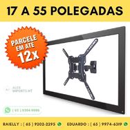 Suporte Articulado TV Lcd, Led, Plasma, 3d 17 55 Polegadas Inclinação