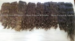 Alongamento Mega Hair de Fios Naturais Gaúchos