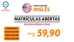 Curso Online de Inglês com Certificado