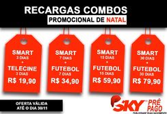 Combos Promocionais de Natal - Sky Pré-pago