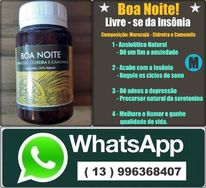 Boa Noite 60 Cáps de 500 MG - Calmante Natural