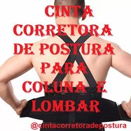 Cinta Corretora de Postura para Coluna e Lombar