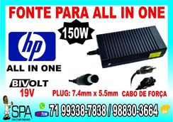 Fonte Carregador Hp All in One e Notebook 150w 19v 7.69a