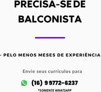 Vaga para Balconista