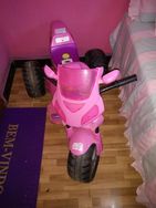 Moto de Brinquedo na Cor Rosa