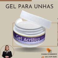 Gel Acrilico Alongamento de Unha Piu Bella Transparente