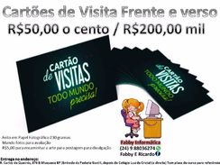 Cartão de Visita Frente e Verso