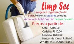 Lavagem de Sofas, Cadeiras,bancos de Carros, Ponta Grossa, Carambei