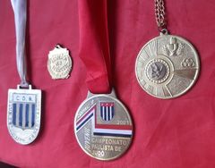 4 Medalhas Judô Federação " Ouro " Internacional Campeonato Fpj Xp