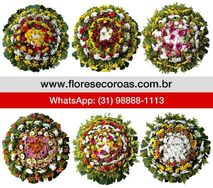 Coroas de Flores Velório São Sebastião Bh, Entrega Coroa em Bh