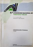 Relatório das Comunicações Técnicas do 5º Congresso Nacional de Transp