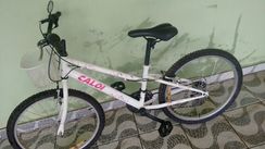 Bicicleta Caloi Ceci 21 Marchas, Aro 24 Branca