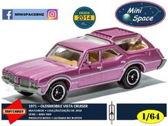 Matchbox 1971 Oldsmobile Vista Cruiser Cor Rosa 1/64