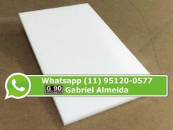 Acrilico Branco Leitoso (placa 1,00 X 2,00 X 2mm)