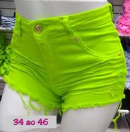 Short Jeans Feminino Color Fabrica Goiânia