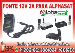 Fonte de Energia 12v-2a para Aparelho Alphasat em Lauro de Freitas BA