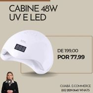 Cabine Sun 5 Led Digital 48w Secagem Unhas de Gel