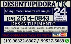 Desentupidora de Vaso Sanitário em Campinas